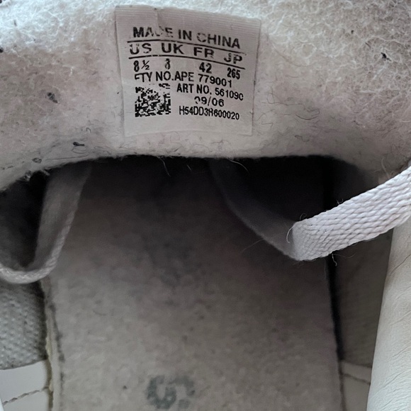 Men’s Vintage Y2K Gazalle 2006 Black Leather Soccer Sneakers Size 8.5 - Picture 12 of 16